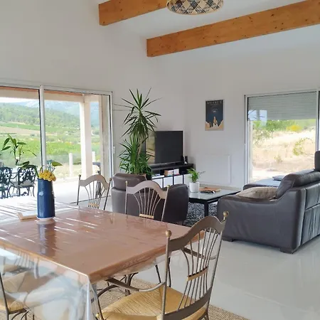 Villa With Private Pool And Panoramic View Félines-Minervois