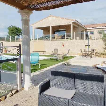 With Private Pool And Panoramic View Villa Felines-Minervois